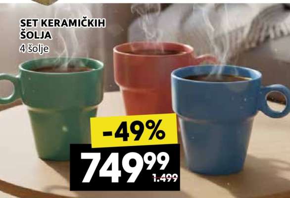 SET KERAMIČKIH ŠOLJA