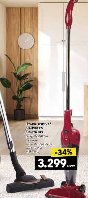ŠTAPNI USISIVAČ HAUSBERG HB-2025RS