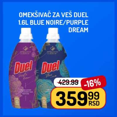Omekšivač za veš Duel 1.6L Blue Noire / Purple Dream