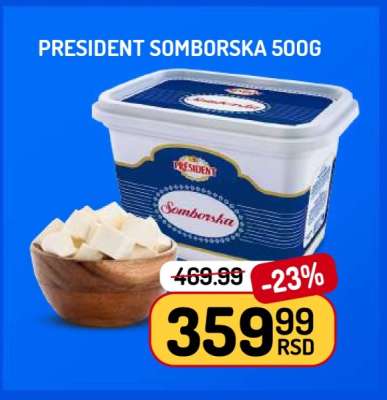 PRESIDENT SOMBORSKA 500g