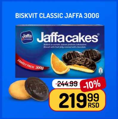 Biskvit Classic Jaffa 300g