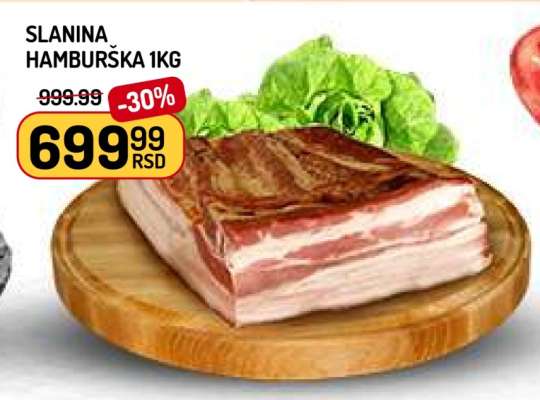 SLANINA HAMBURŠKA 1kg