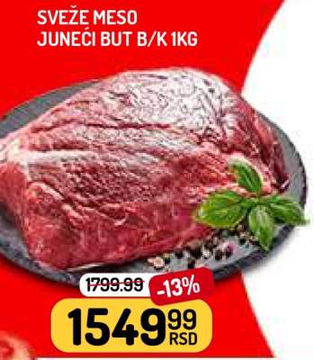 SVEŽE MESO JUNEĆI BUT B/K 1KG