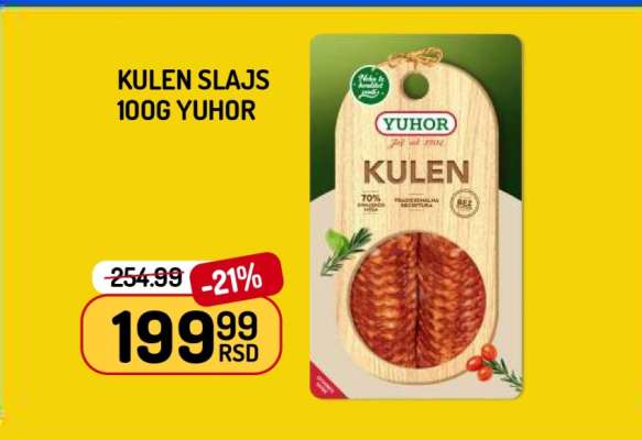 Kulen Slajs 100g Yuhor