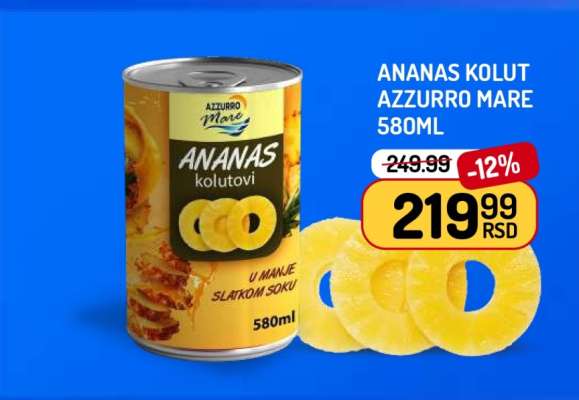 ANANAS KOLUT AZZURRO MARE 580ml