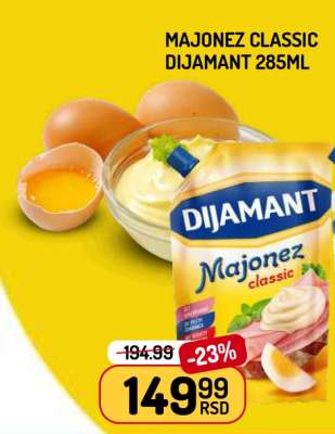 MAJONEZ CLASSIC DIJAMANT 285ml