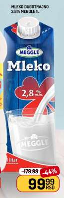 Mleko Meggle 2.8%