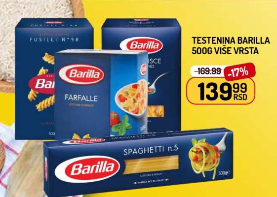 Testenina Barilla 500g više vrsta