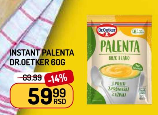Instant palenta Dr. Oetker 60g