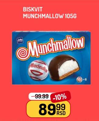Biskvit Munchmallow 105g
