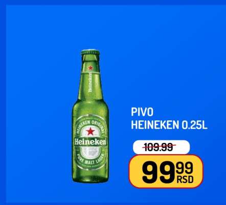 Pivo Heineken 0,25l