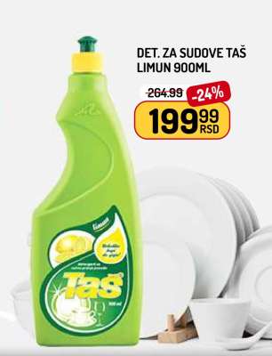 Det. za sudove Taš Limun 900ml