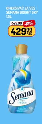 Omekšivač za veš Semana Bright Sky 1.5L