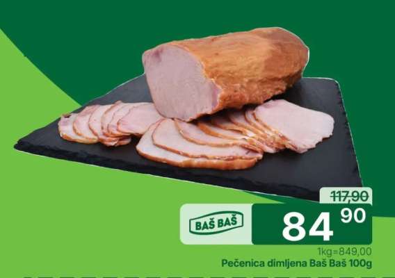 Pečenica dimljena Baš Baš 100g