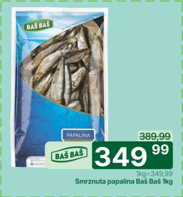 Smrznuta papalina Baš Baš 1kg