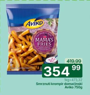 Smrznuti krompir domaćinski Aviko 750g