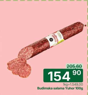 Budimska salama Yuhor 100g