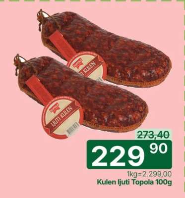 Kulen ljuti Topola 100g