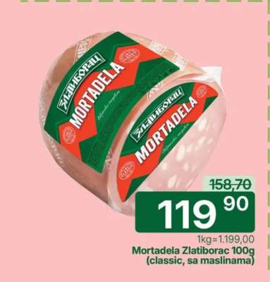 Mortadela Zlatiborac 100g