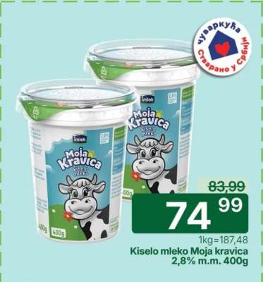 Kiselo mleko Moja kravica