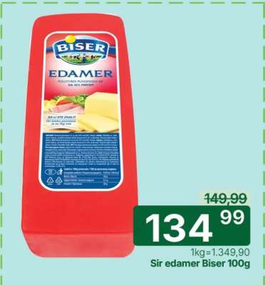 Sir Edamer Biser 100g