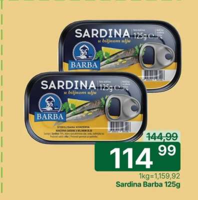 Sardina Barba 125g