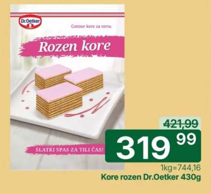 Kore rozen Dr.Oetker 430g