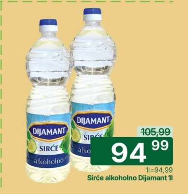 Sirće alkoholno Dijamant 1l