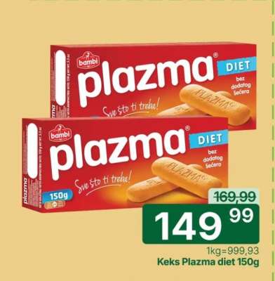 Keks Plazma diet 150g