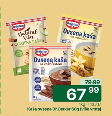 Kaša ovsena Dr.Oetker 60g
