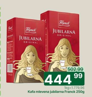 Kafa mlevena jubilarna Franck 250g