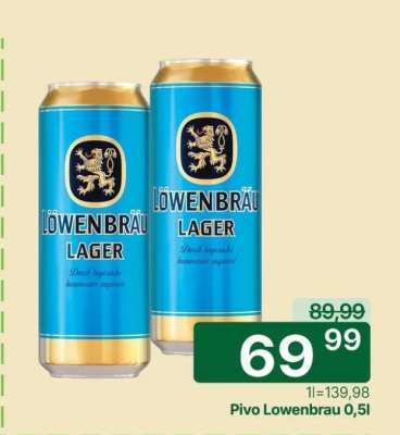 Pivo Lowenbrau 0,5l