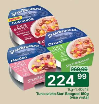 Tuna salata Stari Beograd 160g