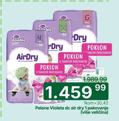 Pelenе violeta dc air dry 1 pakovanje