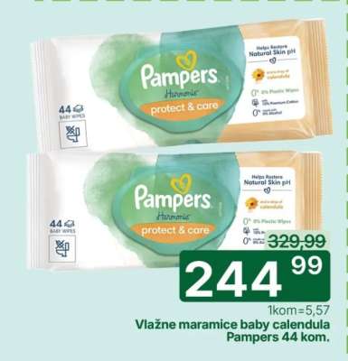 Vlažne maramice baby calendula Pampers 44 kom.
