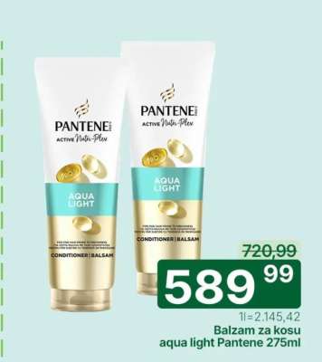 Balzam za kosu Aqua light Pantene 275ml