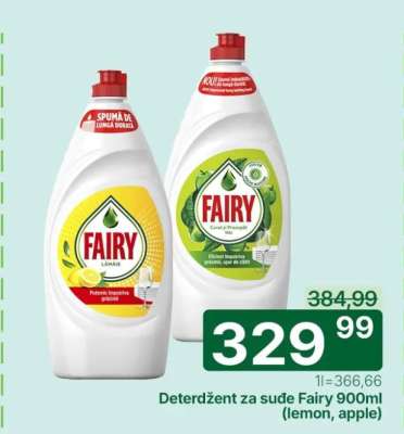 Deterdžent za sude Fairy 900ml