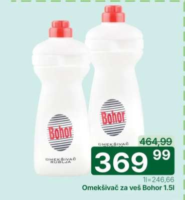 Omekšivač za veš Bohor 1,5l