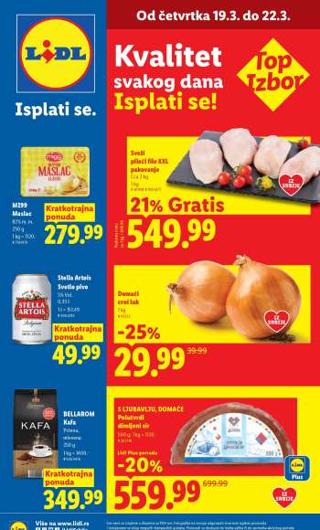 Lidl katalog - 19.03.2026 - 25.03.2026.