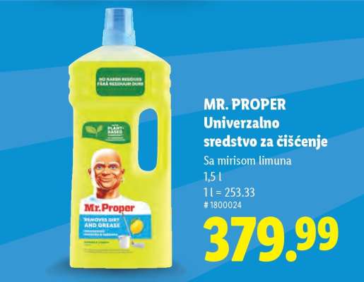 Mr. Proper Univerzalno sredstvo za čišćenje