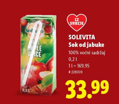 Solevita Sok od jabuke