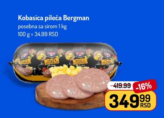 Kobasica pileća Bergman