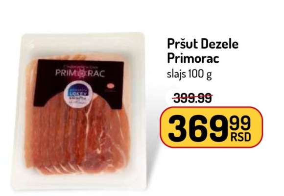 Pršut Dezele Primorac