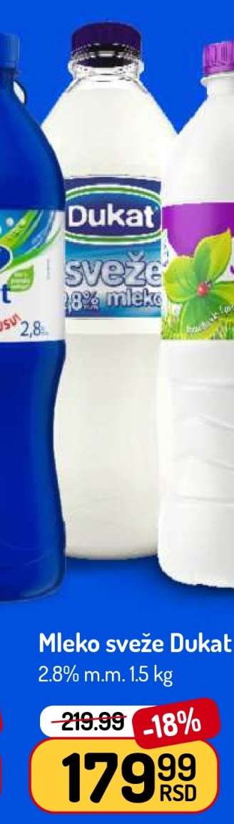 Mleko sveže Dukat