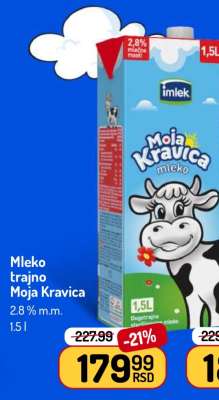 Mleko trajno Moja Kravica