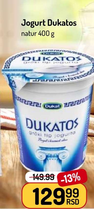 Jogurt Dukatos natur 400 g