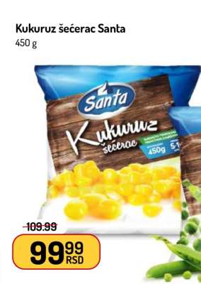 KUKURUZ ŠEĆERAC SANTA