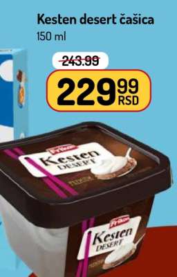 Kesten desert čašica
