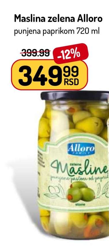 Maslina zelena Alloro