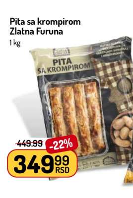 Pita sa krompirom Zlatna Furuna